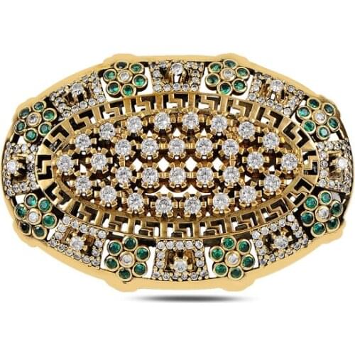 Silverlina Silver Zircon Stone Authentic Brooch