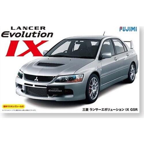 1/24 Fujimi Plastic Assembly Car Model Toy P Mitsubishi Lancer Evolution IX GSR Static Model DIY Assembly Kit #03918