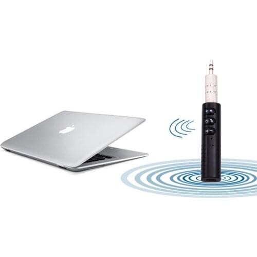 1pcs 3.5mm jack Wireless Bluetooth for Car Kit Handsfree Music Audio Receiver Universal Auto AUX Adapter new high quality