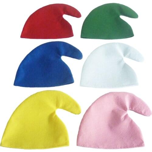 1pcs Elf Hat Cap Christmas Hat For Christmas Xmas Carnival New Year Party Decoration Show Props