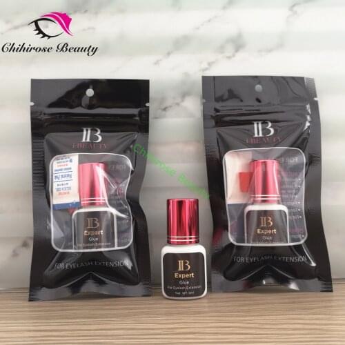 10 bottles original korea IB Expert Glue 1s Fast Drying Strong False Eye Lash Extension Glue 5-6 W Eyelash Extension soft Glue