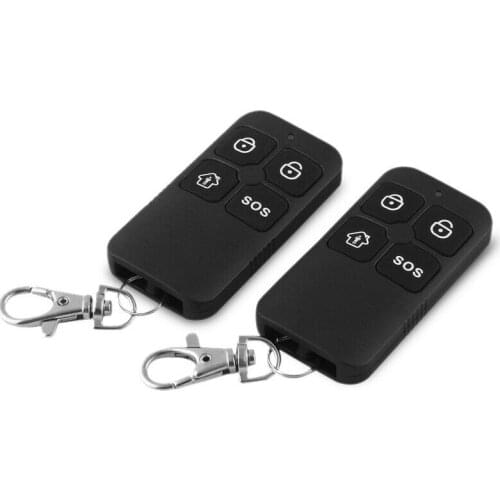 2PCS 433MHZ Waterproof Wireless RF 4 Keys Remote Control for 433MHz Home Alarm System