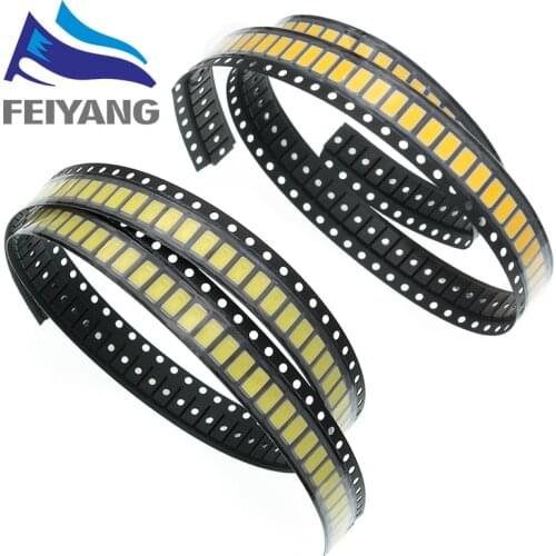 200pcs 5730 5630 0.5W 50-55lm White Warm white Light SMD LED chip lamps 3.2~3.4V