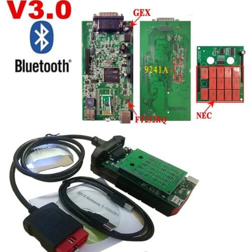 2016R0 with keygen newest version /2017 01 For VD TCS CDP PRO OBD2 SCANNER car truck cable kit for Delphis VD ds150e cdp new vci