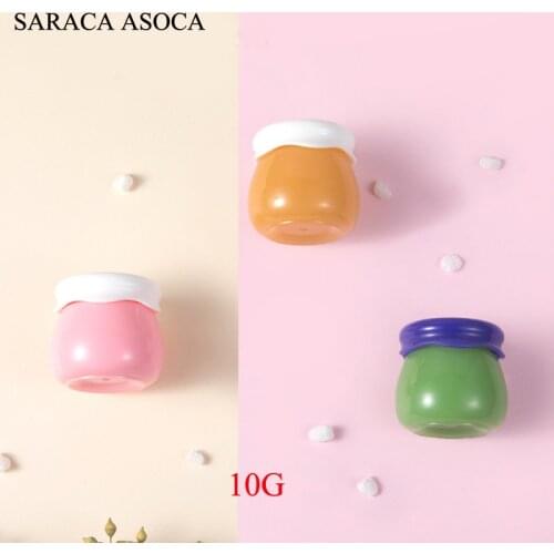 10g Acrylic Sub-bottled Candy Color Cream Bottle Cosmetic Cream Bottle Sample Canned Empty Bottle 50Pcs/Lot