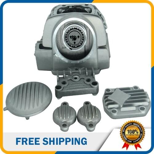 Motorcycle Parts Accessories 140cc Air-cooled Cylinder Head With 5 Caps For Yinxiang Horizontal 140cc Engine