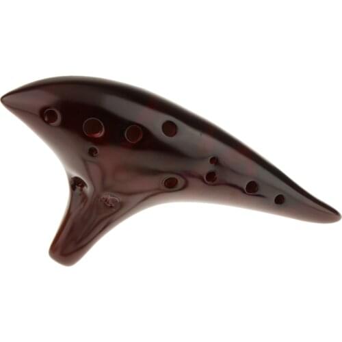 12 Hole Alto C Ocarina for Performance - Ceramic Accessories