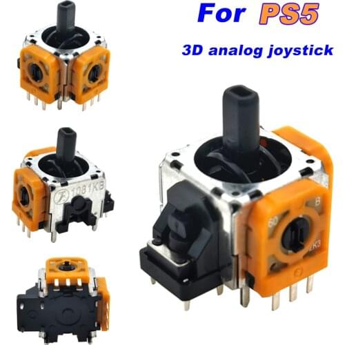 3D Analog Joystick Thumbstick replacement repair parts Sensor Module Potentiometer For Sony Dualshock 5 PS5 Controller Gamepad