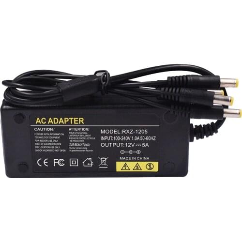 Keeper Camera Power poe injector 1 x 12V5A Power adapter Analog camera 5 way splitter cable control module sale items 3