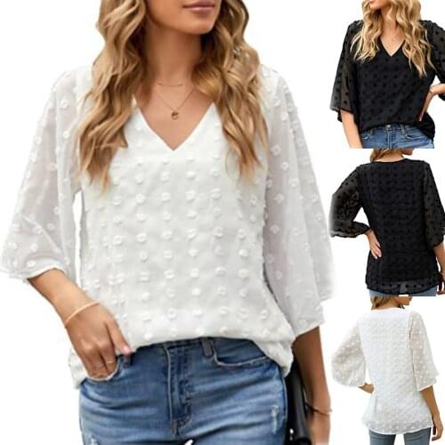 Eillysevens Black And White Blouses