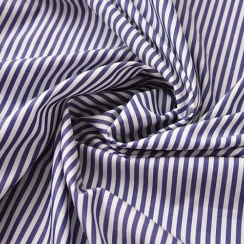 150CM Wide Stripe Print Cotton Fabric for Pants Dress Jacket H678