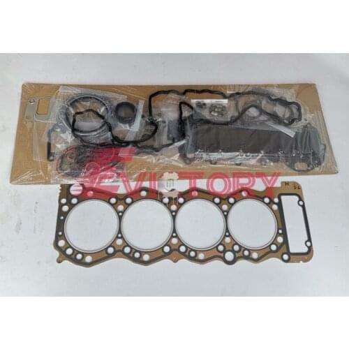 For MITSUBISHI 4M40T overhaul gasket kit + main conrod con rod bearing set