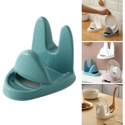 Kitchen Cooking Tools Silicone Spoon Rest Utensil Spatula Holder Heat Resistant Storage Shelves Container Complements Tool TSLM2