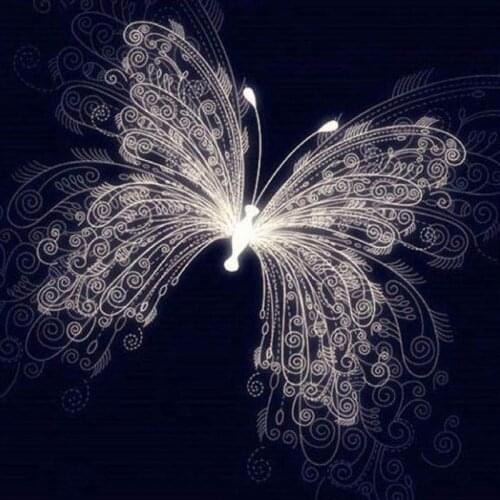 LaoJieYuan dream butterfly DIY Crystal painting use no frame full 5D round square diamond painting kits