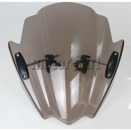 Motorcycle Windshield For Ducati Monster 696 796 795 1100S 1200 S 1100 EVO Diesel 821 Dark/Stripe Windscreen Deflectors Smoke