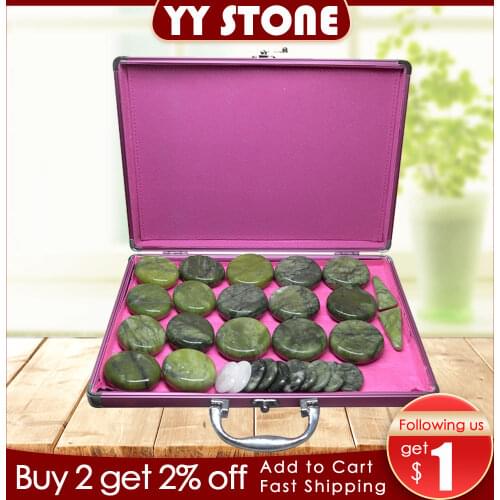 Tontin Hot Stone Massage Set Heater Box Relieve Stress Back Pain Health Care Acupressure Lava Basalt Stones for Healthcare