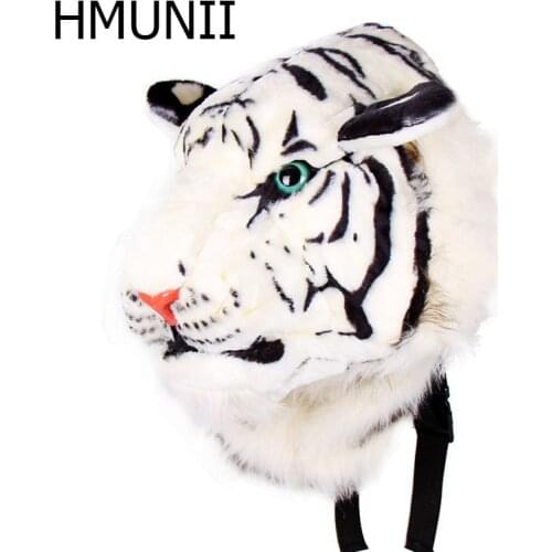 2020 New Cool HUGE Luxury Tiger Head White Tiger Girl school bag Fashion Luxury Style Bag Women Knapsack Backpack Boy Tiger Bags
