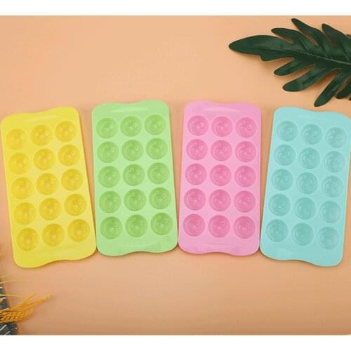 The New Summer Silica Gel Food Grade 15 Well Home Ice Cube Jelly Ice Mold DIY Mold Kitchen Utensils
