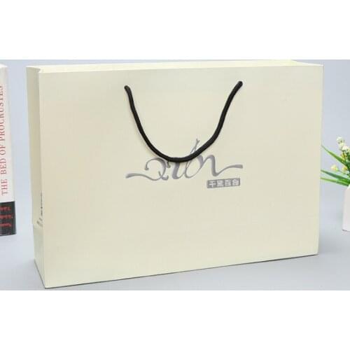 Excellent quality Custom print gift bags cotton luxury packaging printing bag with handle --XP2021