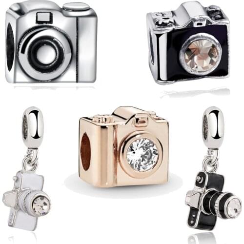 Camera & DSLR camera charms diy chamrs bracelet for women fashion jewelry fit original pandora bracelet accessories bead