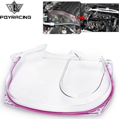 PQY - Clear Cam Gear For Mitsubishi Lancer Evolution EVO 9 IX Mivec 4G63 Timing Belt Cover Pulley PQY6334
