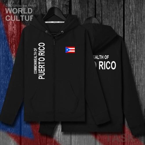 Puerto Rico Rican PRI PR mens fleeces hoodies winter jerseys coats men jackets and casual clothes nation country tracksuit tops
