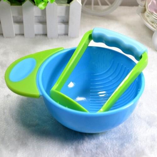 Manual Infant Baby Freshfood Food Supplement DIY Food Grinding Bowl Dismembyator Baby Food Grill Bowl