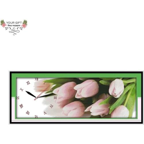 Your Gift G202 14CT 11CT Stamped and Counted Home Decoration Tulip Cross Stitch