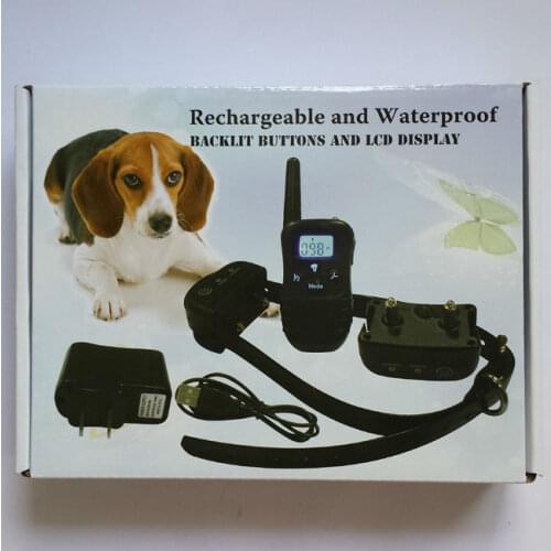 H188 H-188 Rechargeable Blue Light Keys Waterproof Remote Electric Shock Pet Dog Training Collar For 1 Dog 10pcs/lot