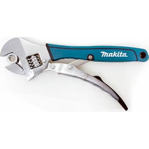 Japan Makita Jaws LOCK TIGHT Wrench Lockable Pipe Wrench 250mm Quick Lever Multi-Function Adjustable Wrench Manual Repaire Tools
