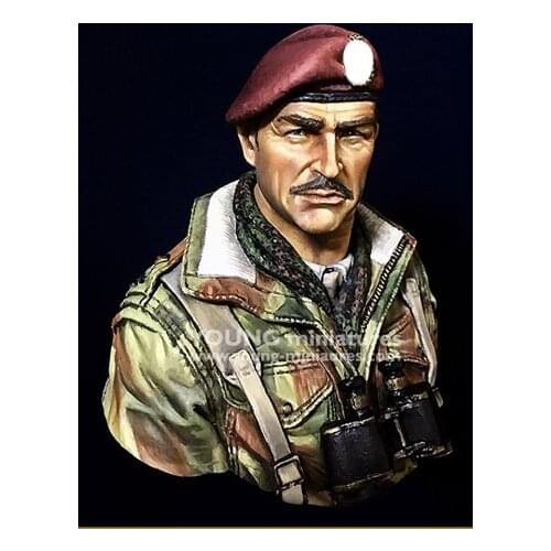 1/10 RED DEVILS ARNHEM 17 Sep 1944, Military subject matter, Resin Figure Bust GK, Uncoated No colour