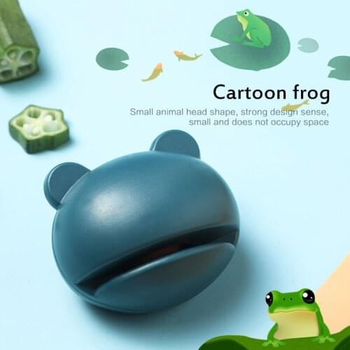 1PC Multifunction Cartoon Frog Shape Design Mini Knife Sharpener Grindstone Scissors Kitchen Gadgets Tools Afilador De Cuchillo