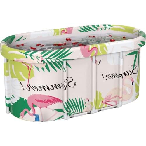 115 X60 X 51cm Foldable Bathtub Adult Bath Tub Universal Pool Spa Bathtub Fold No Need To Disassemble Full Body Large Bathtub