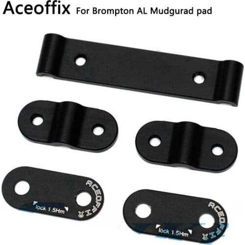 Aceoffix For Brompton Bicycle AL Mudgurad Pad Bike Accessories