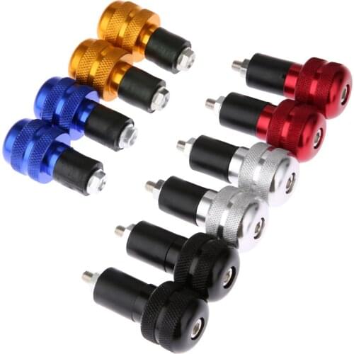 7/8" 22mm Handle Bar Ends Grips Universal for Honda Ducati Yamaha Kawasaki Motorcycle Handlebar Counterweight Plug Slider