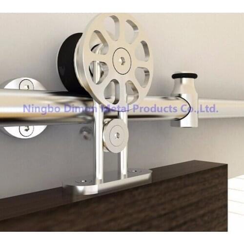 Dimon hot sell high quality SUS304 door sliding hardware DM-SDS 7104 without sliding rail