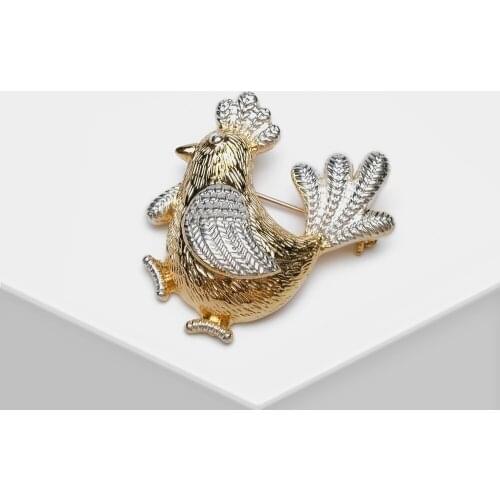 Amorita boutique Animal design cuty hen Brooches for women