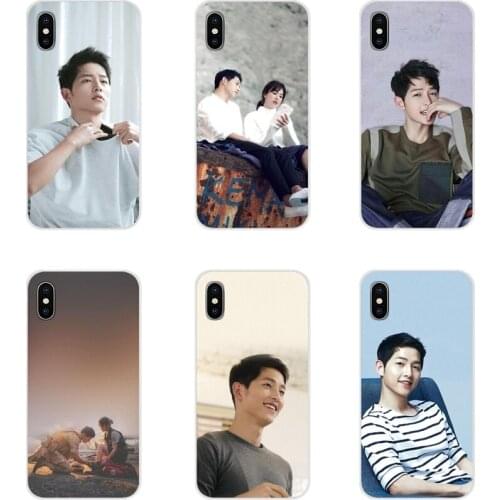 Song kdrama Yoo Si Jin of the sun For Samsung Galaxy S2 S3 S4 S5 Mini S6 S7 Edge S8 S9 S10E Lite Plus TPU Transparent Skin Cover