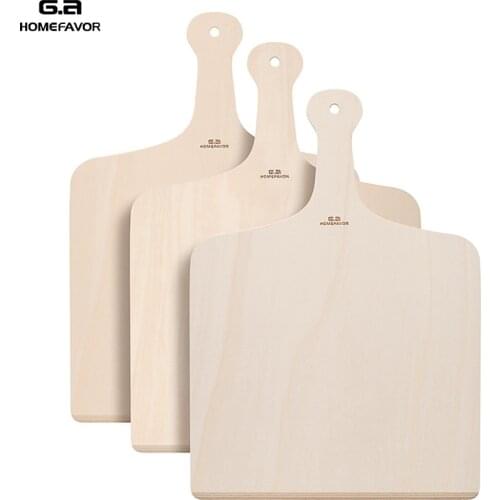 Pizza Peel Wooden Cutting Board Custom Pizza Shovel Pastry Baking Paddle Kitchen BBQ Tools