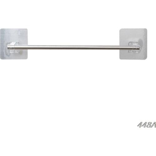 Stainless Steel Bath Towel Holder Wall Mounted Hanger Single Rod Towel Rack New 2020