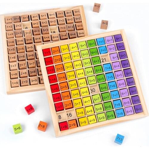 Kids Montessori Hundred Board Math 1 to 100 Consecutive Numbers Counting Toy Arithmetic Board Teaching Aids Educational Toy Game