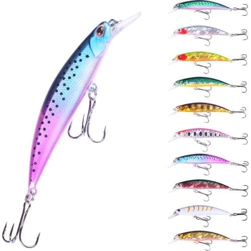 HENGJIA 9CM 13G Professional Quality Sinking Fishing Lures Minnow Crank Hot Model Artificial Bait Tackle