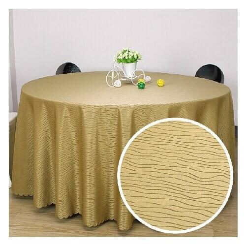 Quality polyester jacquard hotel table cover table cloth for weddings,banquets,home