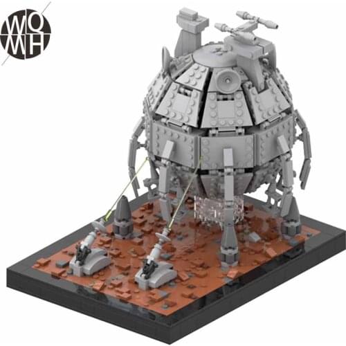 MOC Sapce Wars Movie Republic Clone Wars Battle Geonosis - Core Ship Walkers Building Blocks Bricks Toys gift