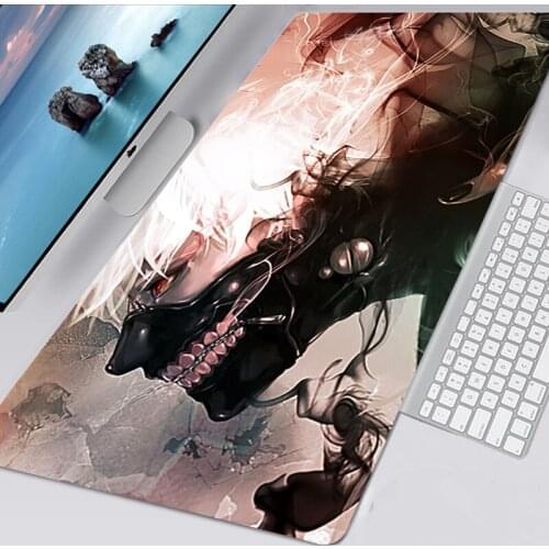 Tapis De Souris Tokyo Ghoul Mouse Pad Gamer for Notebook Games Mouse Pad XL Size Anime Mousepad Mousemat Gaming Deskmat Padmouse