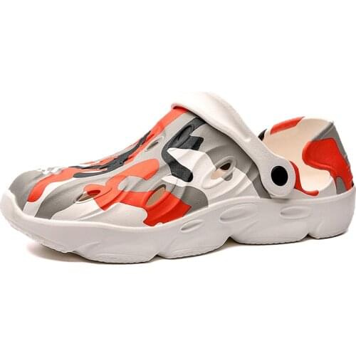 Mens Fashionable Fishing Sandals 2021 Beach Sandals EVA Summer Garden Clogs Wading Men Sandals Outdoor Antiskid Sports Slippers