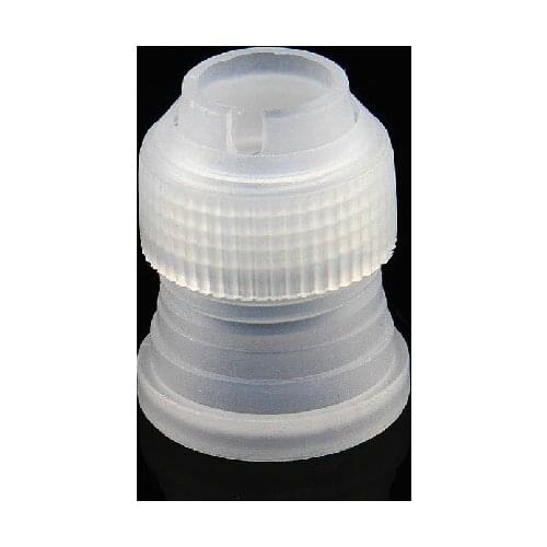 Small Size Cream Butter Crowded Flower Tool Nozzle Converter Connector Squeeze Flower Tool Fondant Cake Cookie Dessert Decorator