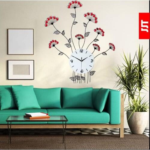 Luminousness modern brief of luxury diamond wall clock Large clocks mute clock fashion rustic wall clock