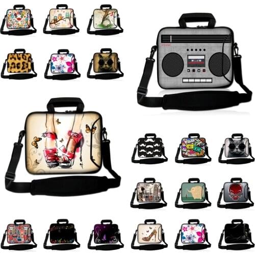 Laptop Bag Case 13.3 14 15.6 17.3 10 11 12 Waterproof Notebook Bag For Macbook Air Pro 13 15 Computer Shoulder Handbag Briefcase