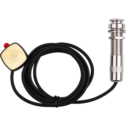 Universal Self-adhesive Guitar Pickup Transducer 6.35mm Endpin Jack for Acoustic Classic Folk Guitar Ukulele Violin Cajon